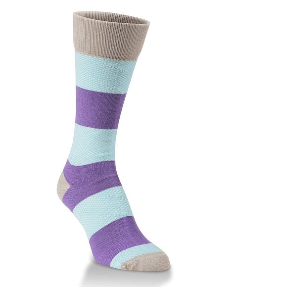 🛍3/$30🛍 🎁 World's Softest Knit Cotton Rugby Crew Socks - Picture 1 of 3